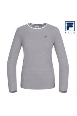 FILA Small Logo Long Sleeves Shirt - Grey